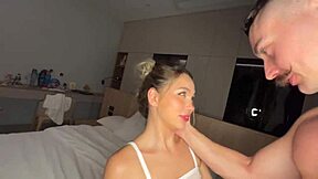 fucked his sister’s girlfriend hard in pov style