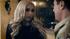 young stepson makes move on lonely milf stepmom