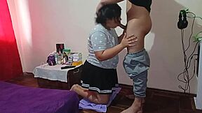 i spied on my aunt napping, groped her big tits, then fucked her hard.