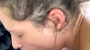 Big Booty Hooker Rides Customer Hard, Swallows Cum.