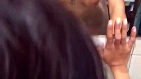 He fucks my tight ass in bathroom, want creampie close up?