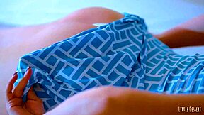 Sexy latin girl shows big ass in thong under dress