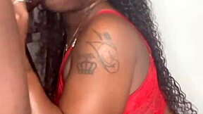 Stepbrother's Big Black Cock Sucked by Keisha Minaj