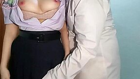 Thai schoolgirl gets licked before anal in dorm. Water everywhere in 4K!