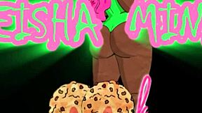 Stepbrother's Big Black Cock Sucked by Keisha Minaj