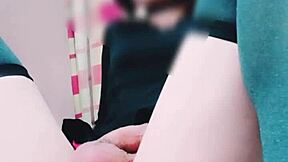 Young Ladyboy Rubyqueen Penetrated in Ass with Anal Masturbation