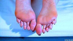 Sexy latin girl shows big ass in thong under dress