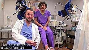 Student jackie banes caught and cum blasted by doctor tampa! 😏