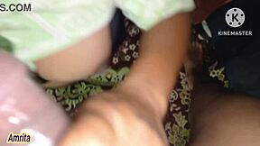 step sister and step brother sneak into bathroom for anal play.