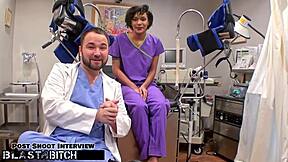 Student jackie banes caught and cum blasted by doctor tampa! 😏