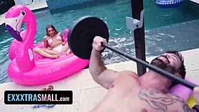 Your little tanned fuck doll with tan lines and narrow ass