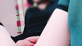 Young Ladyboy Rubyqueen Penetrated in Ass with Anal Masturbation