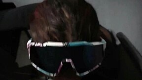 Skinny Latina Babe With Big Tits Bends Over For Doggystyle Blowjob In Homemade Interracial Visit