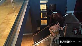 Putting Big Black Dick In This Petite White Girl's Cervix.