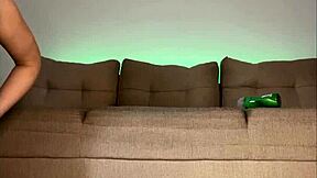 Double penetration close up and hottest blowjob