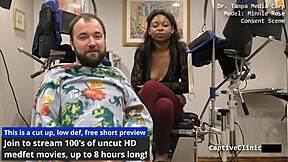 minnie rose, the brunette teen 18+, gets handcuffed in the hospital for cash, tickled and fucked to orgasm.