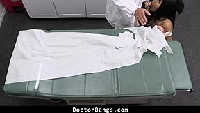 Is this virgin teen really letting the doctor bend her over for a fake certificate? The contrast between innocence and intense doggystyle is shocking