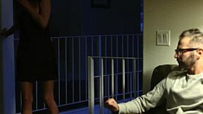 foster daughter obeys new family rules to stay home.