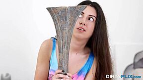 What does Katty West wish for in her magic vase threesome?