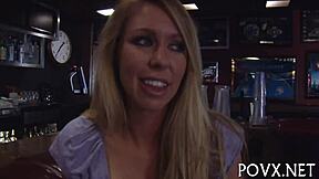 brynn tyler in a homemade pov scene.