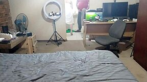 Cuckold story unfolds with a tattooed sexy babe