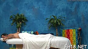 Feeling the intense pleasure of an erotic sex massage with oral delights.