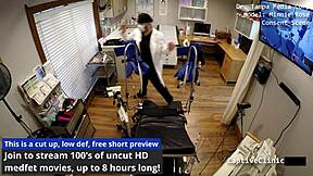 minnie rose, the brunette teen 18+, gets handcuffed in the hospital for cash, tickled and fucked to orgasm.