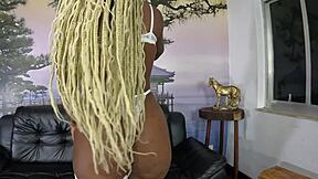 Mulata with Giant Ass Parties in Mansion Behind Cameras