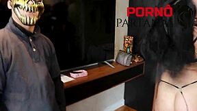 is eva getting fucked rough by pedro in the arena while her husband watches?