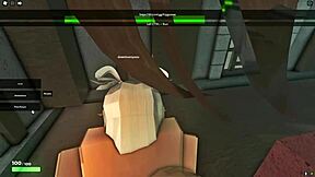 Intensely fucking my stepmom in luxurious mansion on Roblox.