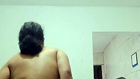 Chubby Brunette Pornstar Teases Big Ass Solo Masturbation.