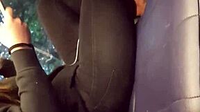 Voyeur video of teen 18+ on October 4