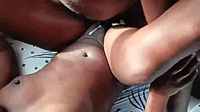 That hard early morning erection got us fucking again with my monster cock in her tight pussy.