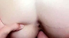 Risky quickie fucking teen bent over outdoors!