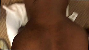 Black couple fucks doggystyle amateur style