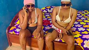 me n my step sis took advantage n fucked the hotel worker when he brought our drinks, we was drunk