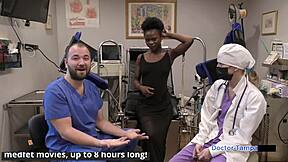 behind scenes at dr tampa's clinic, rina arem gets face fucked