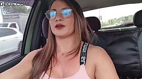 i fulfilled a guy's foot fetish in the car