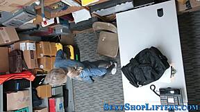 Caught shoplifting? Cummed!