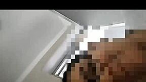 Is the viejita teasing the young 18+ colombian latina brunette in the country?