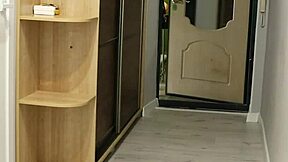 i fucked a beautiful young brunette bitch hard in doggystyle, cheating on his own with tight riding close up