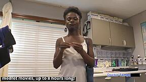 behind scenes at dr tampa's clinic, rina arem gets face fucked