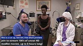 behind scenes at dr tampa's clinic, rina arem gets face fucked