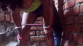 Hot telugu girl gets romantic in the bathroom with armpit play and gaping