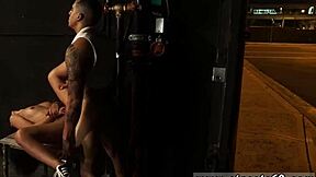 Gina feels the intense bondage and domination on her petite body.