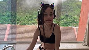 Beautiful White Whore Visits My House For Sensual Fuck.