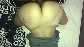 Beautiful young Latina bent over in intense doggystyle POV.