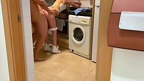 young girl with tasty pussy rides guys in voyeur fun