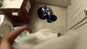 First Video Captures Shower Time Bathing Scene with Young Teen in POV