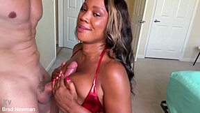 August Skye Gives Hot Blowjob After Beach!